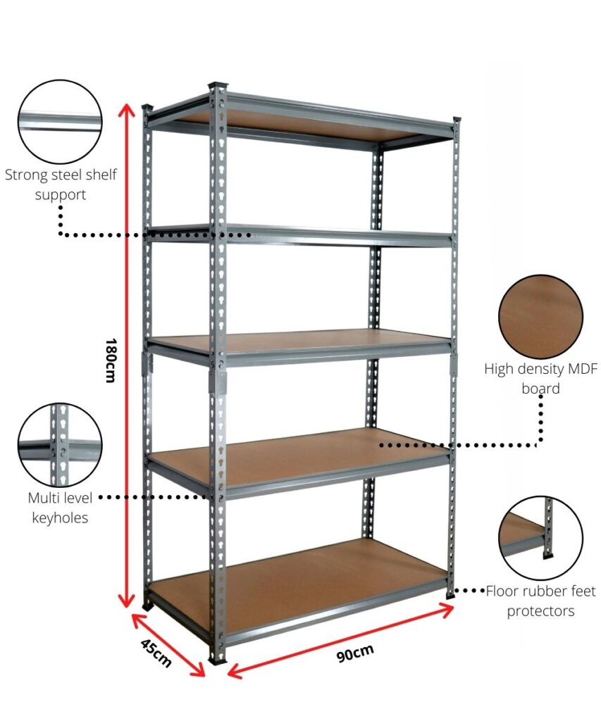Office and storage shelving by KHAOS Solutions South Africa
