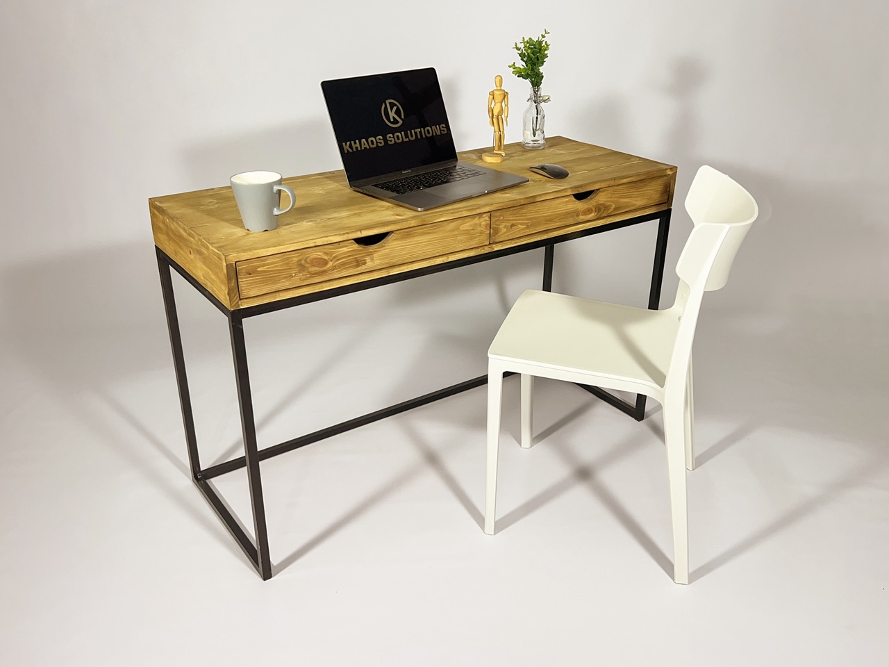 Philadelphia Rustic Double Drawer Desk