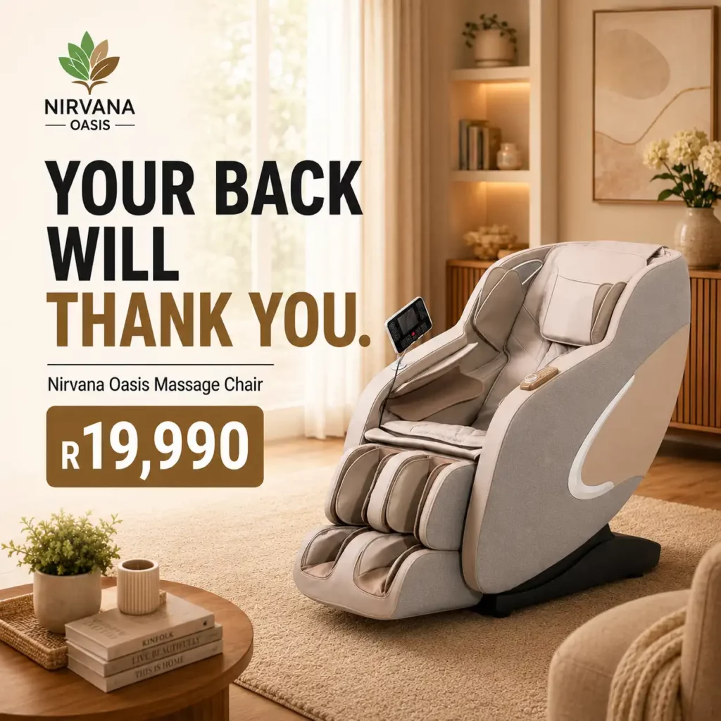 Nirvana Oasis Zero Gravity Full Body Massage Chair with Heat