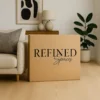 Refined Spaces box in modern living room
