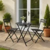THe Bistro Collection in Black Pearl or Ivory Breeze,bistro patio set,3 piece patio set,3 piece patio set clearance,3 piece patio set on sale,3 piece patio set near me,patio set,patio set makro,patio set leroy merlin,patio set house and home,patio set builders,patio set game,patio sets south africa