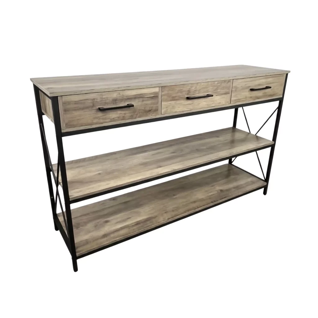 Woodhaven 3 Drawer Entryway Console Table