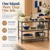 kitchen island with storage,kitchen island,industrial kitchen island,industrial kitchen island on wheels