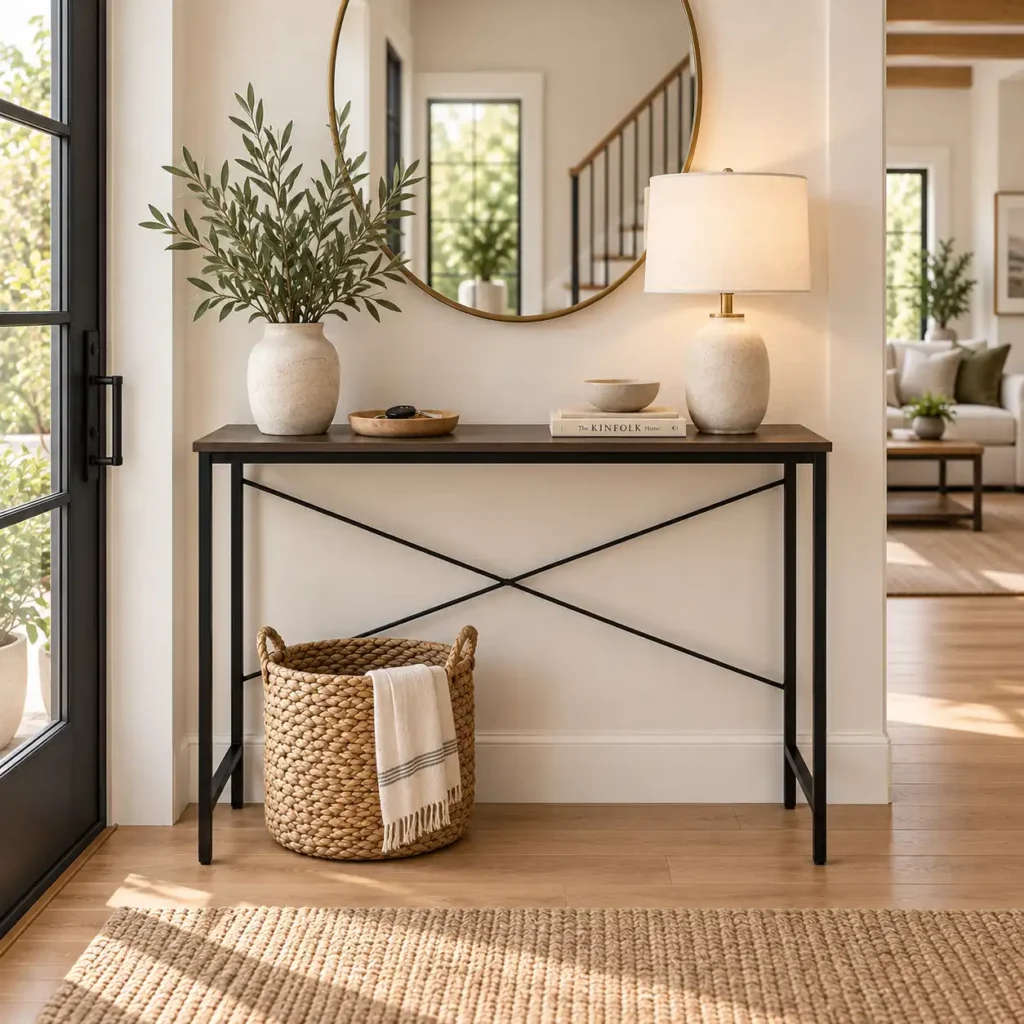 lima-120cm-entryway-table-stormwood-slim-supawood-console-table-with-black-steel-frame