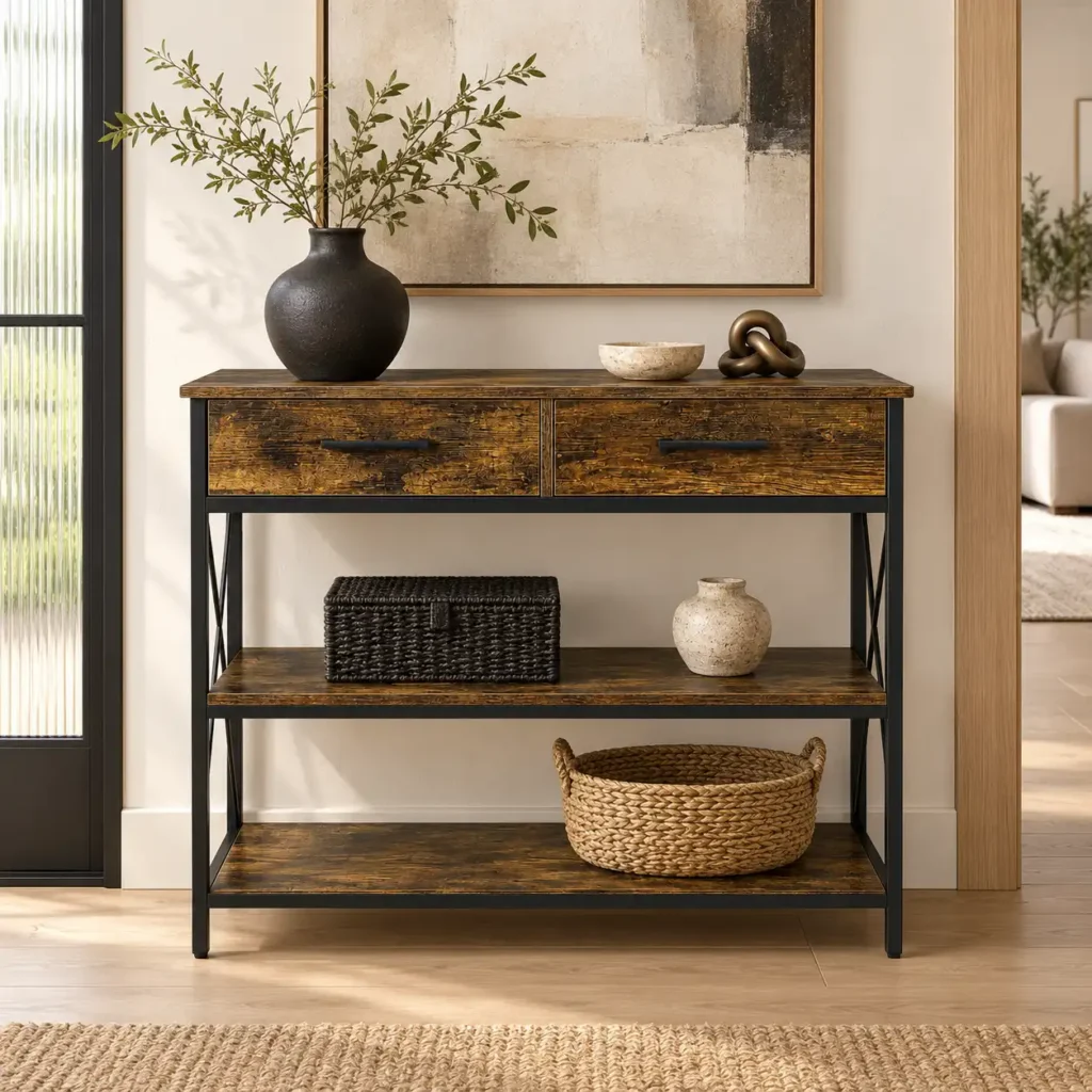 silverton-rustic-2-drawer-entryway-console-table